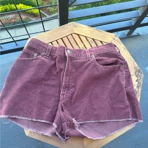 Vintage Levi’s Corduroy Shorts